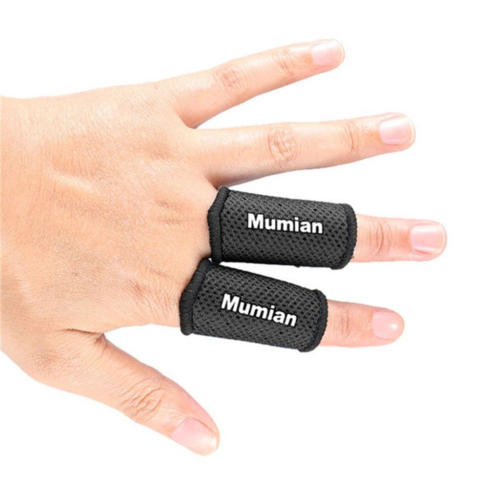 Elastic Finger Sleeve Finger Support Band Breathable Finger Protection Guard AU~