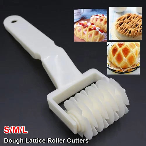 1Pcs Rolling Dough Lattice Roller Cutters S/M/L Cakes Baking Tool Pastry Pizza