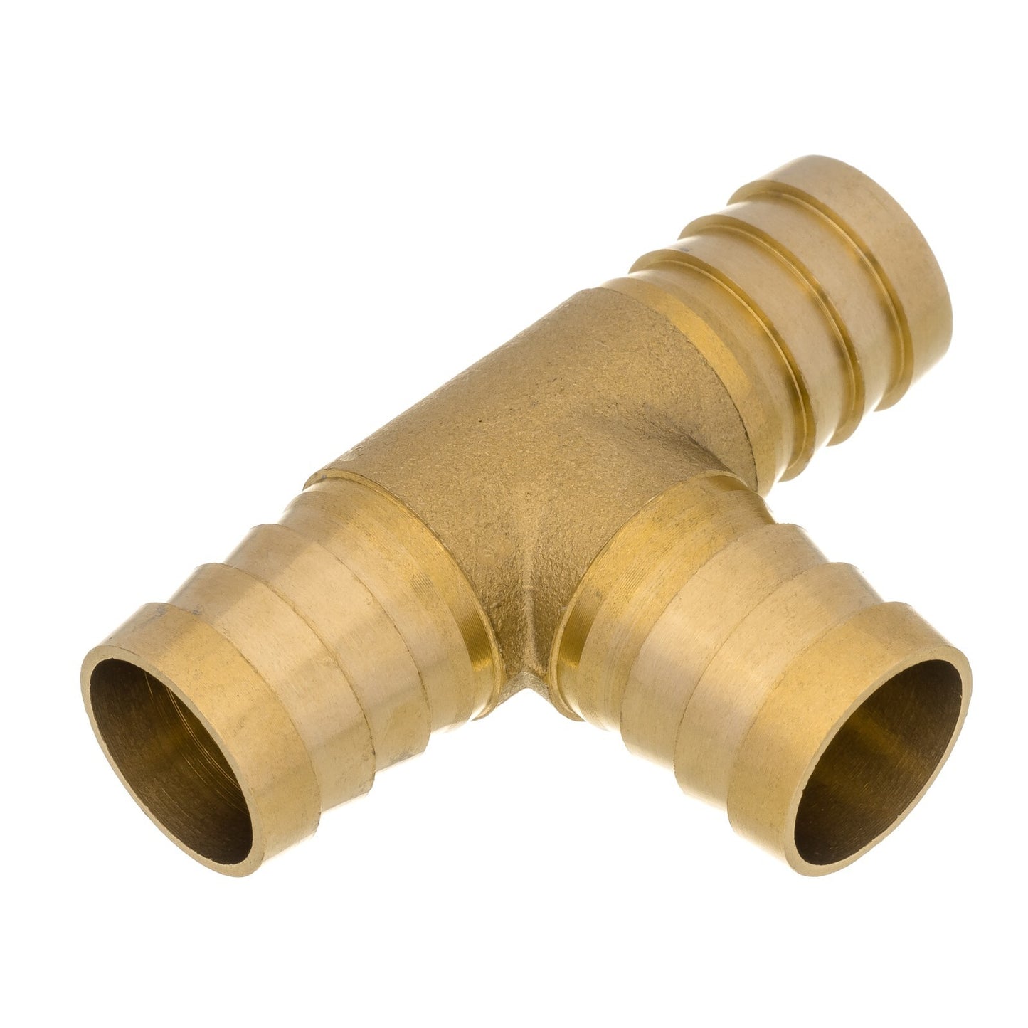 Brass 19mm - 19mm - 19mm 3 Way Barbed Tee Splitter Fitting Tubing Hose Connector