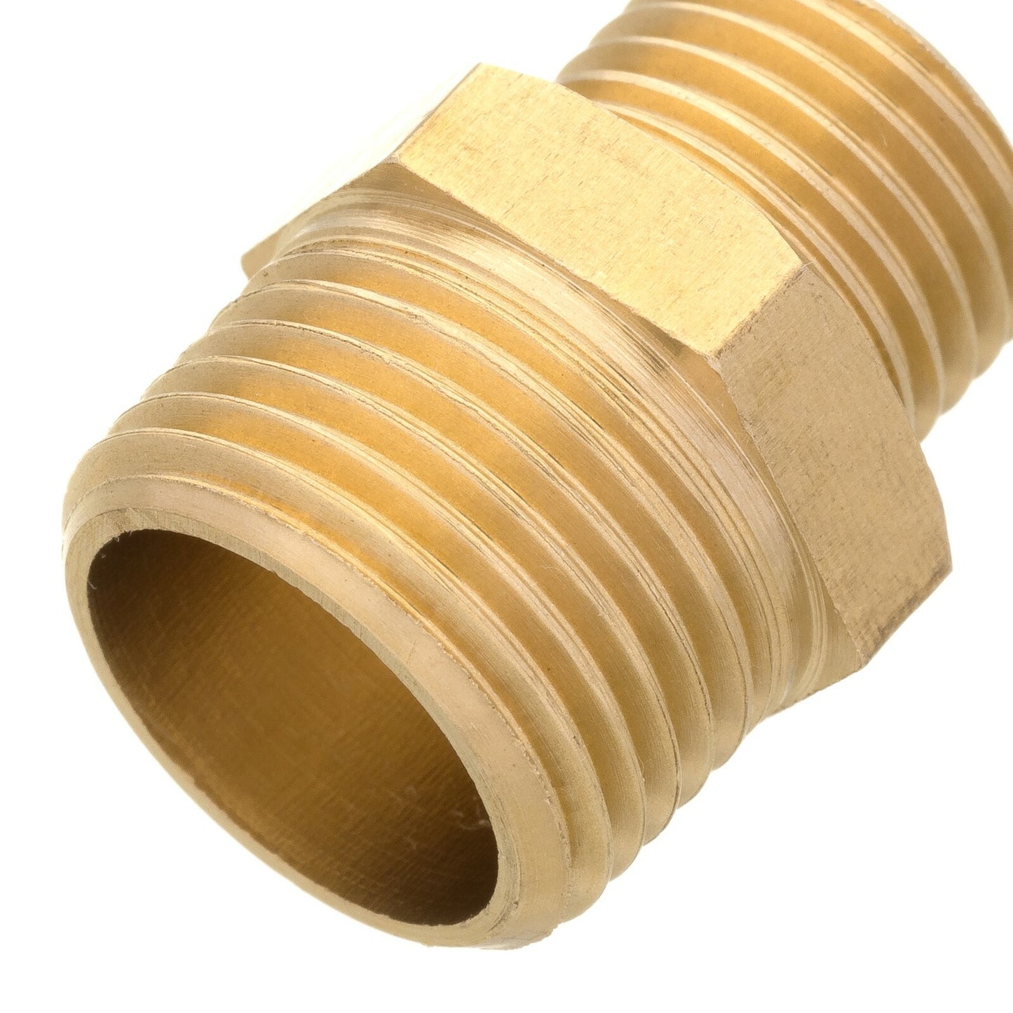 Brass 1/4" Male To 3/8" Male BSP Adapter Pipe Fitting Threaded Connector Coupler