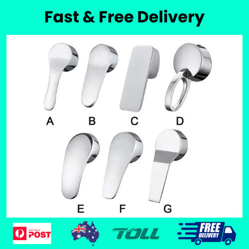 Faucet Handle Chrome Plated Mixer Tap Replacement Cover Kitchen Bathroom