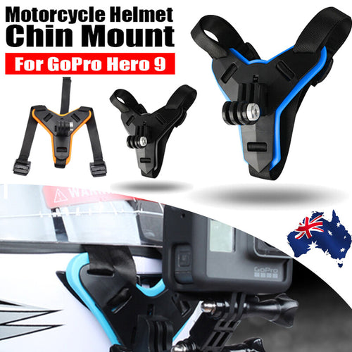 Helmet Chin Mount Holder Motorcycle Strap For GoPro Hero 9/8/7/6/5 Sports Camera