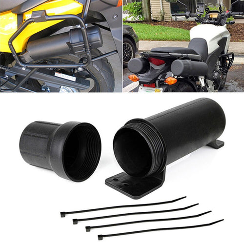 Universal Waterproof Motorcycle Tool Tube Gloves Raincoat Storage Box Holder AU