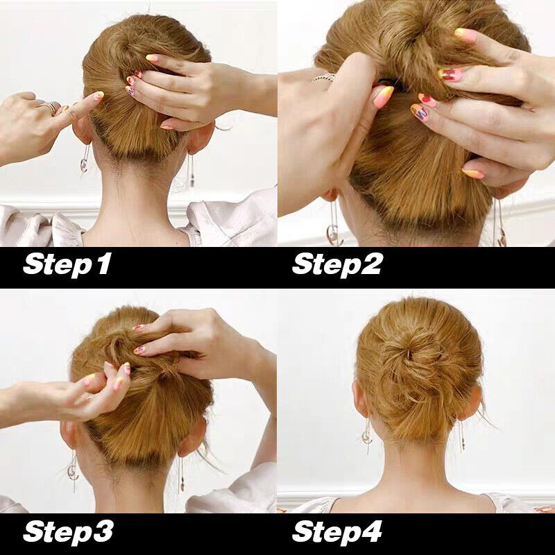 100Pcs 6cm U Shape Hair Pins Bobby Clip Style Bun Tool Womens Girls Accessory