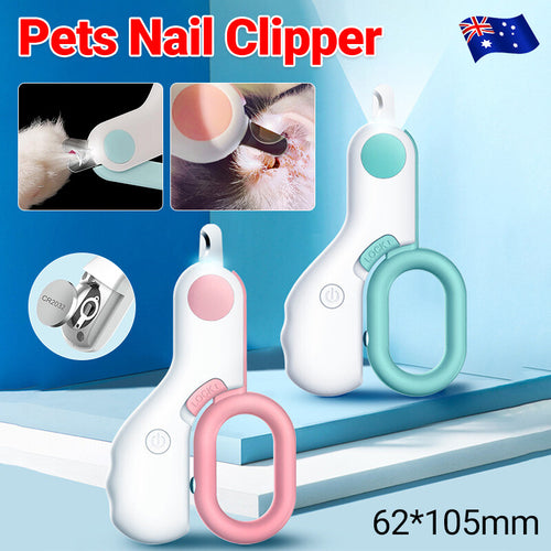 Pet Cat Dog Nail Toe Claw Clippers Scissors Trimmer Grooming Tool With LED Light