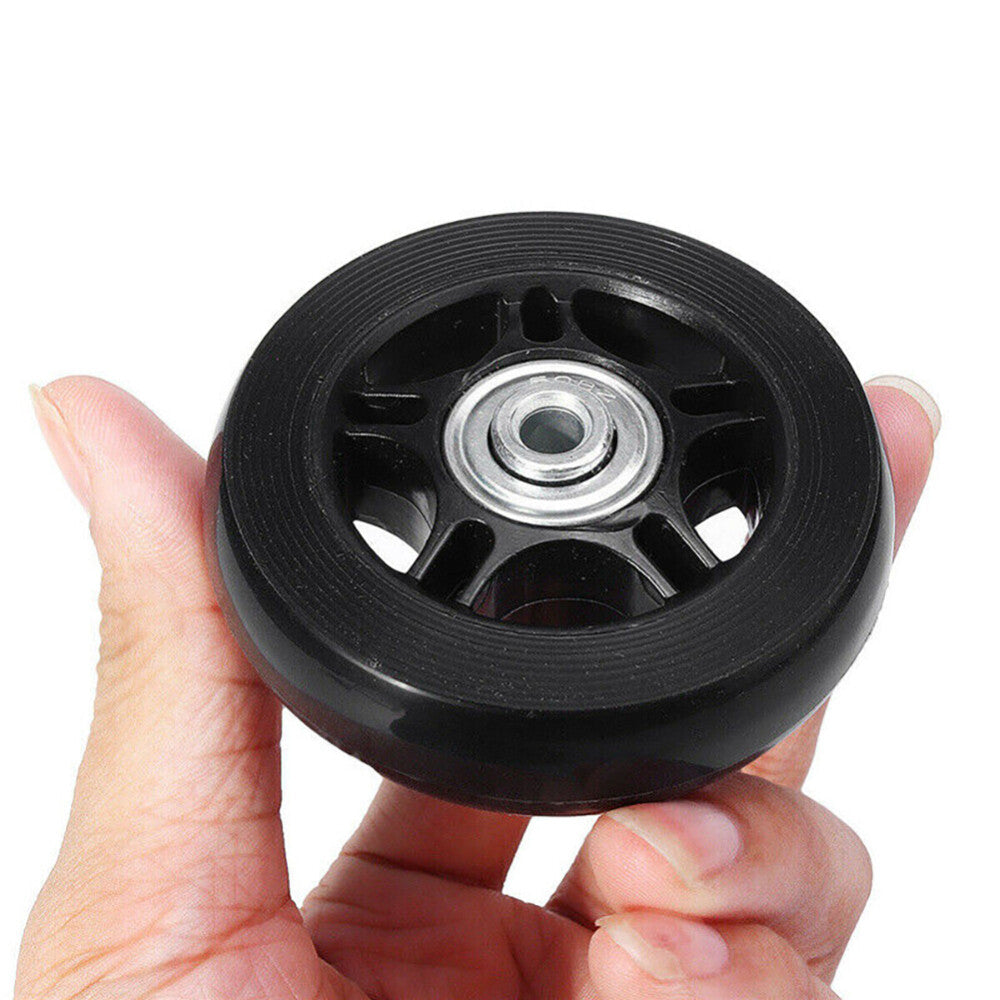 2/4PCS 60-80mm Luggage Suitcase Wheels Axles Repair Kit Replacement Low Noise AU