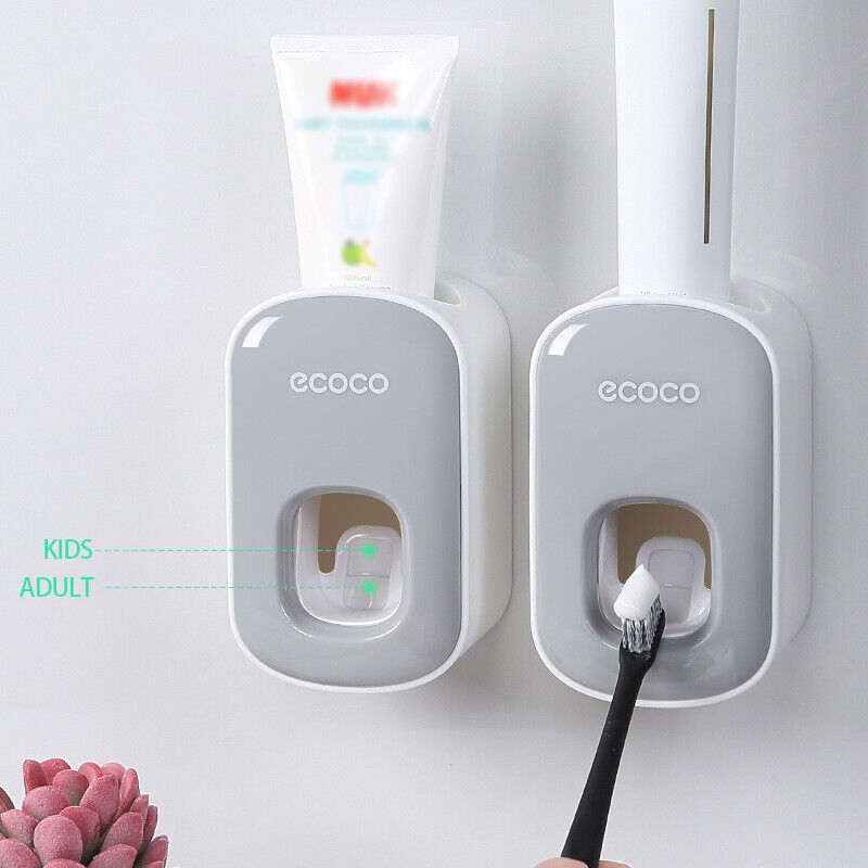 Wall Mount Auto Free Toothpaste Dispenser Automatic Toothpaste Holder Squeezer