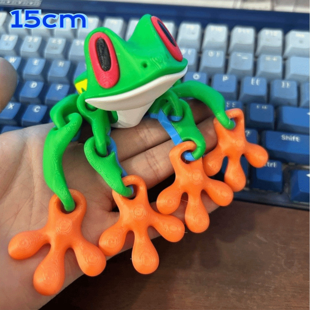 Frog Decoration 3D Printed Magnet Frog Realistic Frog Fridge Magnets