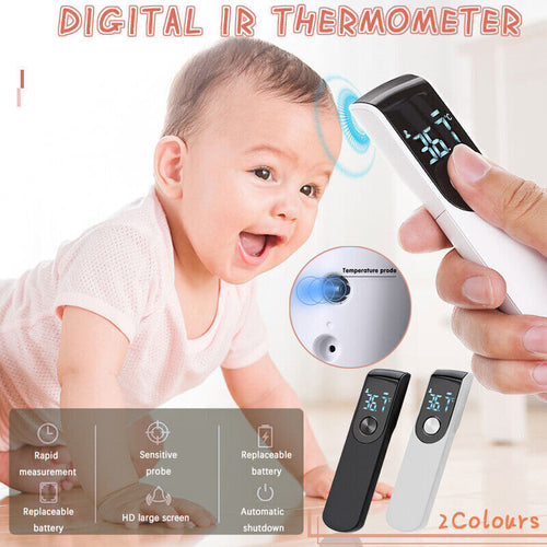 Digital Infrared Thermometer Baby Forehead Temperature Gun Non Contact Fever LCD