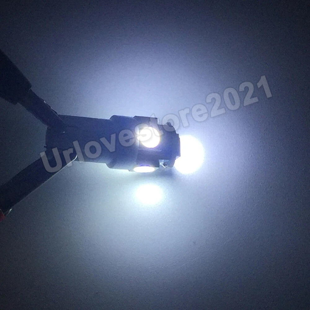 50PCS T10 5SMD Interior Light Bulb Wedge Plate Parker Tail Globe Dash Parking AU