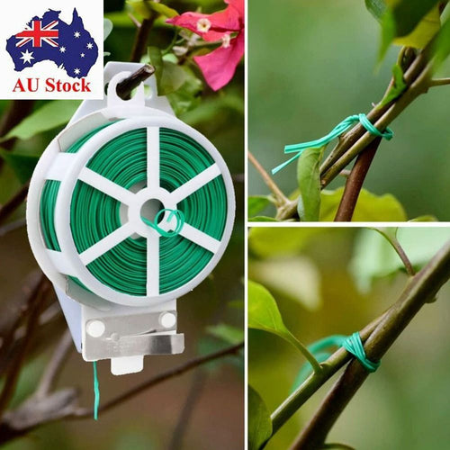 Plant Twist Ties Power Wire Loop Tape 20/50/100m Plant Bundle Iron Wire