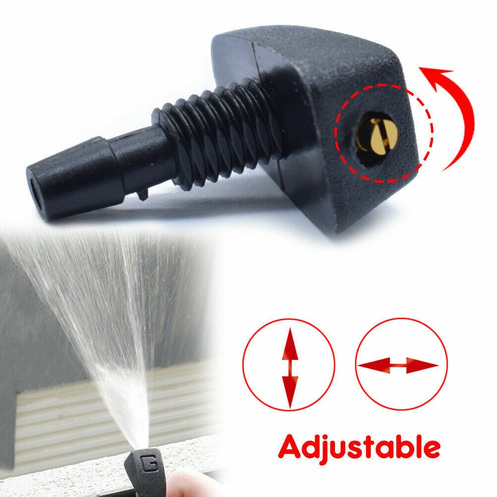 4X Compatible with Mitsubishi Car Front Windscreen Sprinkler Sprayer Wiper Washer-Nozzle Jet