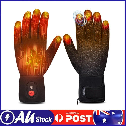 Electric Heated Gloves Ultra-Thin Touch-Screen Lightweight Hand Warmers Ourdoor