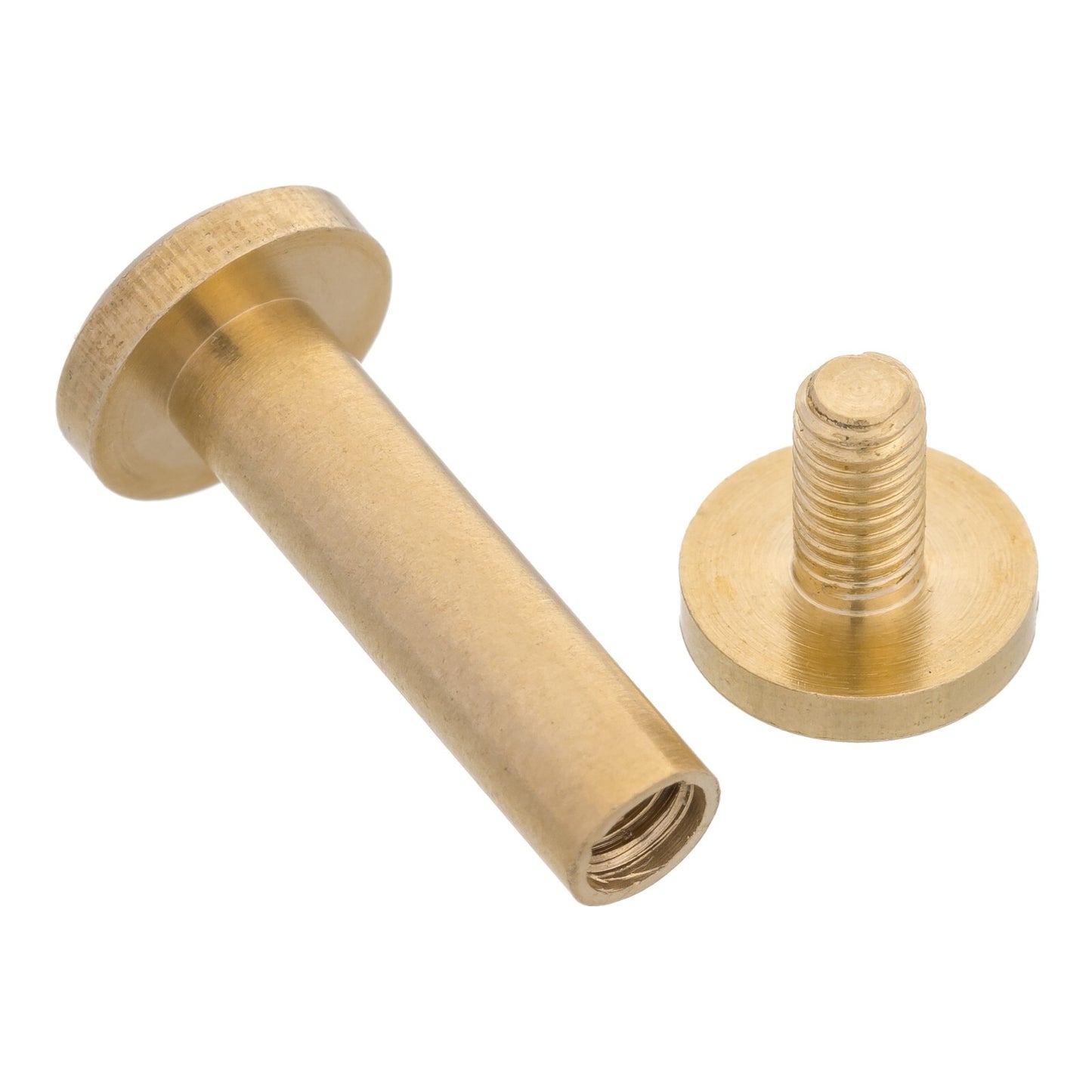 5 Sets 15mm x 4mm Brass Chicago Bookbinding Screws Binding Post Album Document