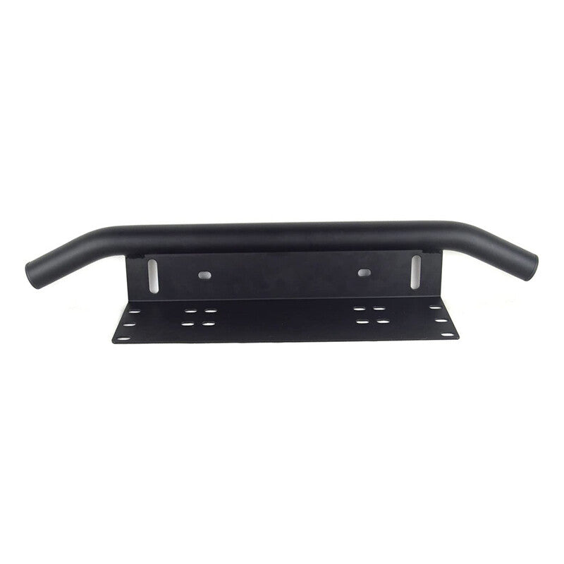 24'' Bull Bar Front Bumper License Number Plate Mount Bracket LED Light Holder