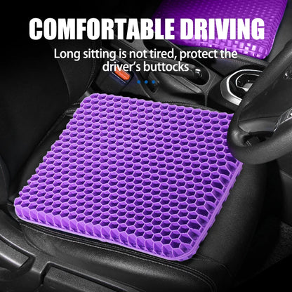 Automotive Gel Seat Cushions Designed for Summer Breathable Honeycomb Decompression Back Tailbone Pain Home Office Wheelchair