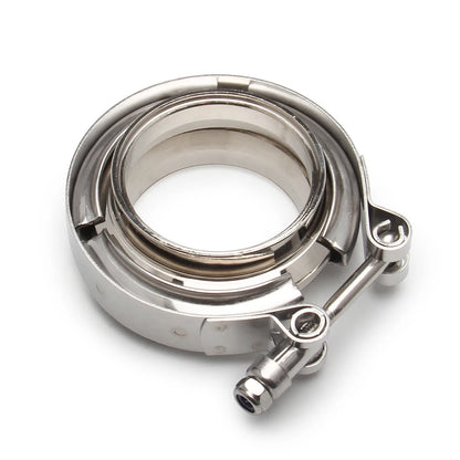 3" inch V-Band Clamp with Stainless Steel flange kit for turbo exhaust downpipes