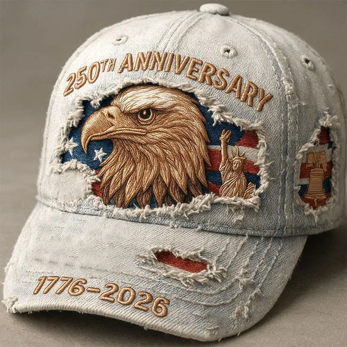 1776 HERITAGE™ Freedom 250 Patriot Cap Premium American – Embroidered USA 250th Anniversary Hat