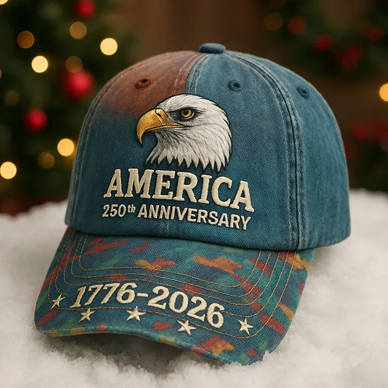 1776 HERITAGE™ Freedom 250 Patriot Cap Premium American – Embroidered USA 250th Anniversary Hat
