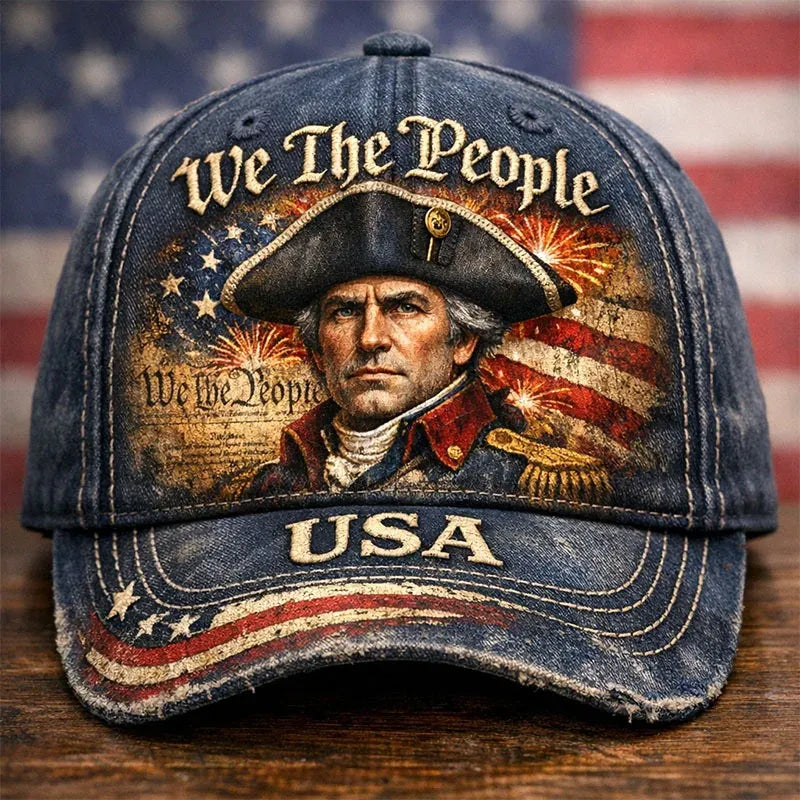 1776 HERITAGE™ Freedom 250 Patriot Cap Premium American – Embroidered USA 250th Anniversary Hat