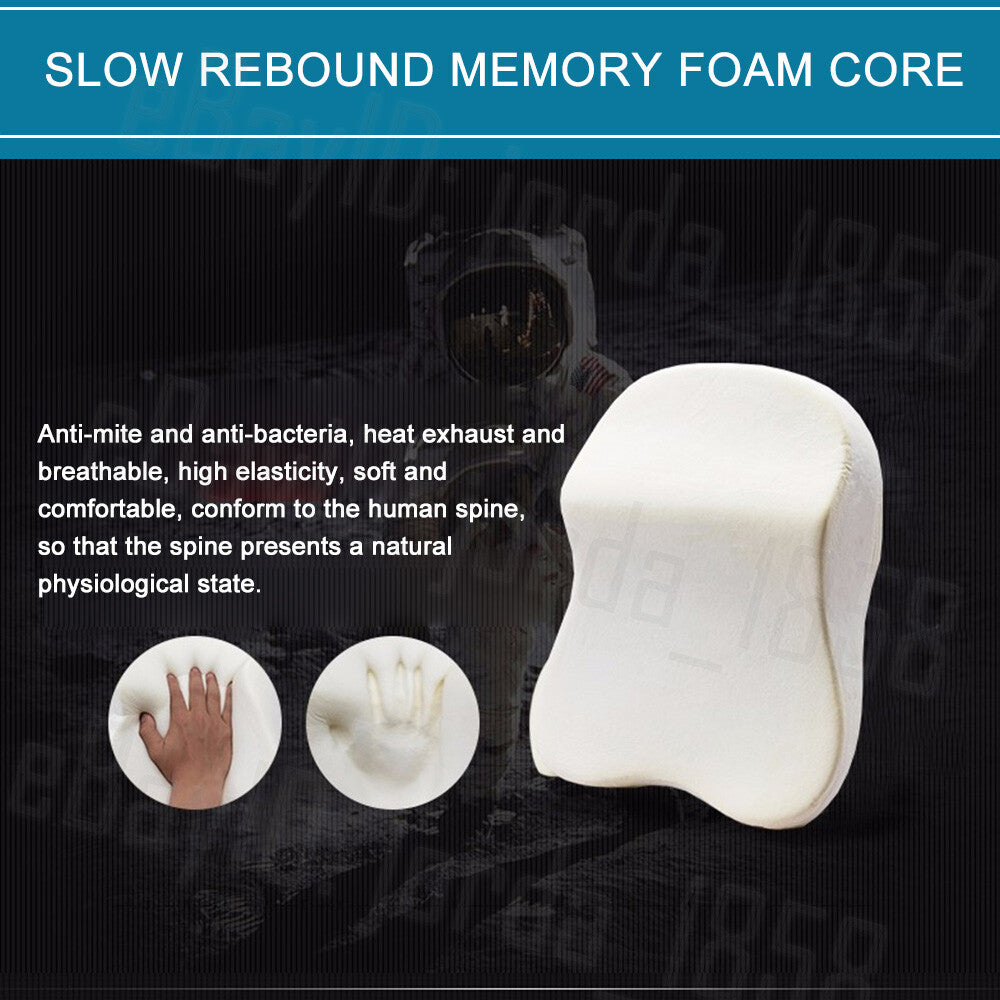 Car Seat Headrest Pad Memory Foam Pillow Head Neck Rest Support Cushion Mat AU