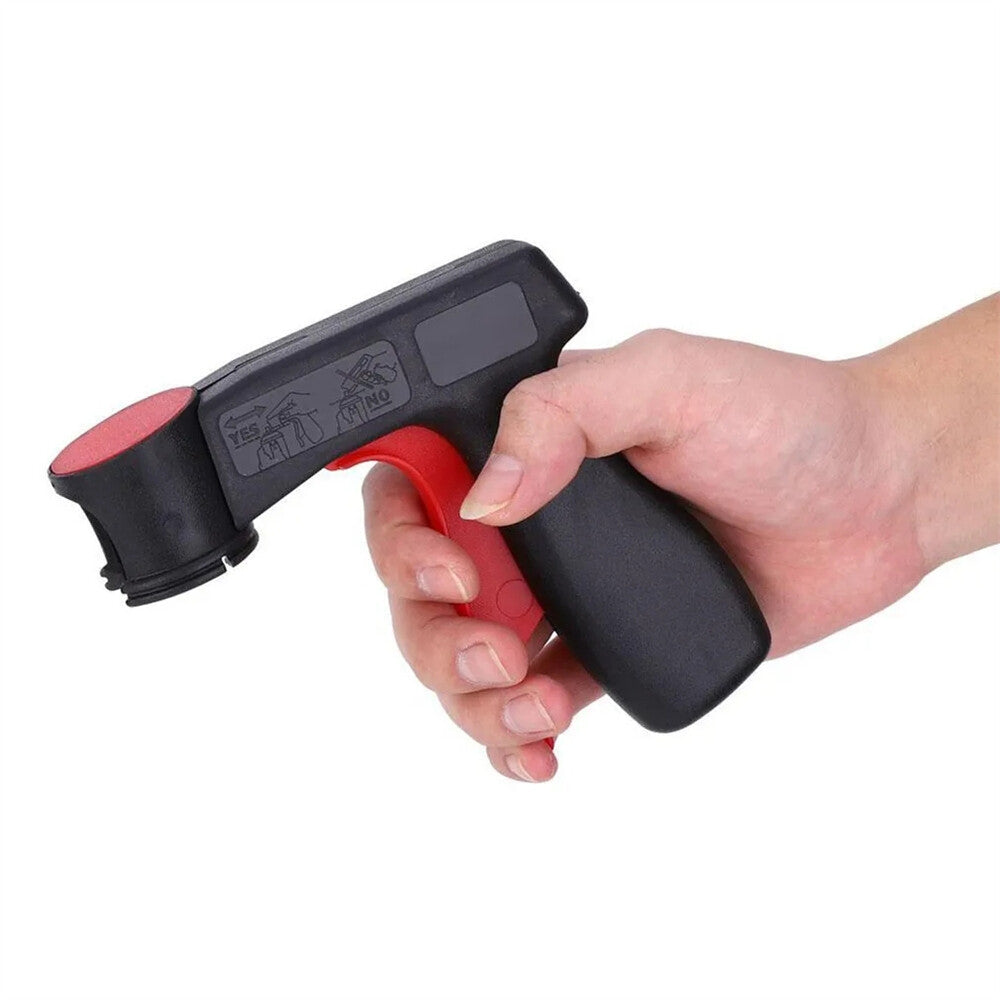 AU Aerosol Spray Can Gun Handle Full Grip Plastic Trigger LockingPainting Holder