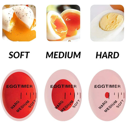 2PCS Colour Changing Egg Timer Perfect Boiled Eggs By Temperature Kitchen Helper