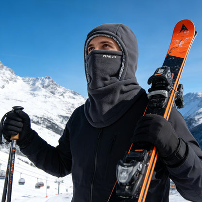 Winter Balaclava Face Mask Thermal Fleece Hood Cap Ski Neck Cover Warmer Hat