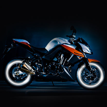 17"/18" Reflective Rim Tape Wheel Stripe Decal Trim Sticker For Car Motorcycle