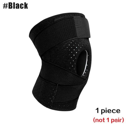Gel Silicone Compression Knee Support Brace Arthritis Pad Pain Relief Strap AU