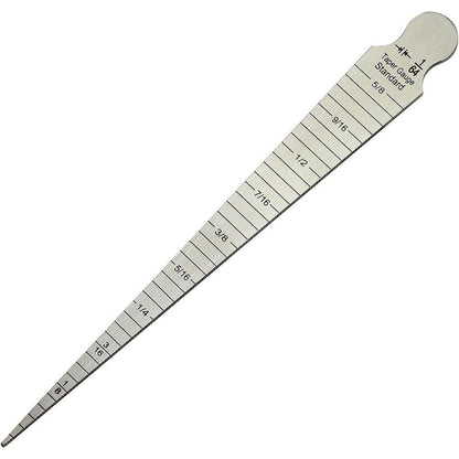 1-15mm Welding Gauge Stainless Steel Taper Ruler Taper Gauge  Aperture