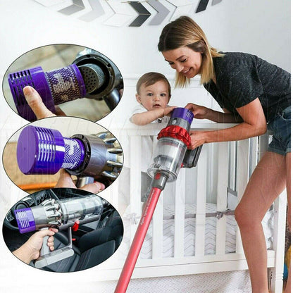 2 Pack For DYSON V10 Filter Genuine Cyclone Animal Absolute Total Clean Washable