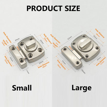 Rotatry Switch Zinc Alloy Gate Latch Sliding Door Lock Door Latch Door Bolt