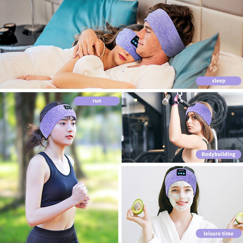 Sleep Headphones Bluetooth Wireless Sleeping Headband With Detachable Speaker