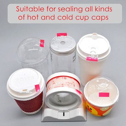 Leak-proof Cup Cover Sticker Takeaway Sticker Sealing Sticker Tape Adhesive