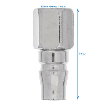 PF20 12mm Female Thread Male Quick Coupler Pneumatic Air Compressor Fitting