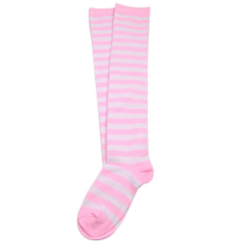 Over the Knee Long Sock Thigh High Striped  Socks Women Cotton Sexy Stockings