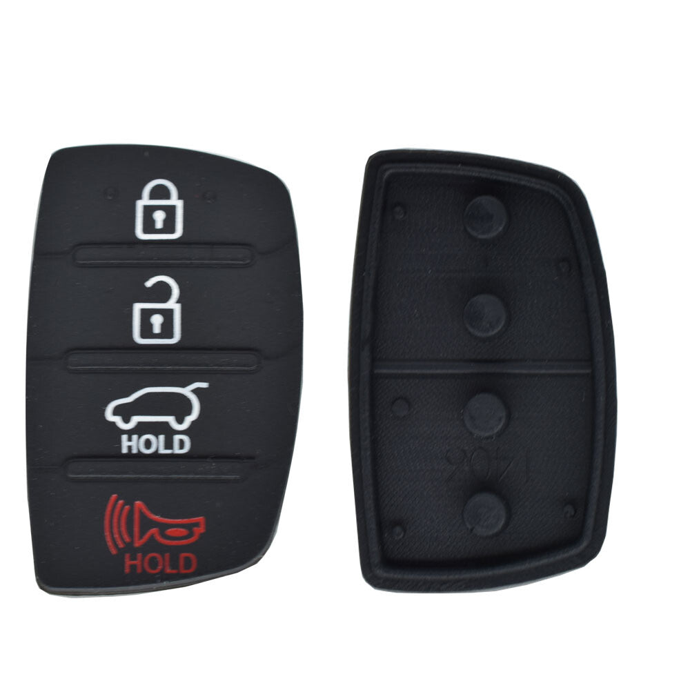 Rubber Repair Car Key Fob Cover Case Compatible with Hyundai Tucson Santa fe I20 Elantra