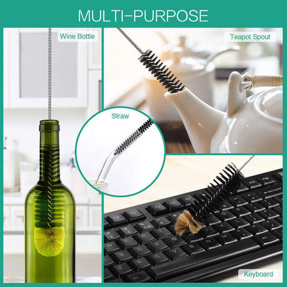 Long Handle Bottle Brush Cleaning Brush Scrubbing Tool Cup Brush Kettle Brush