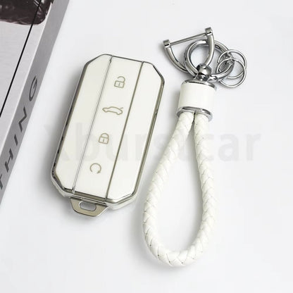 TPU Car Key Case Cover for Chery Jaecoo 5 J5 Smart Key Shell Keychain Set