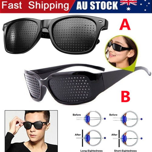 1 Pack Pinhole Glasses Eyesight Vision Correction Eye Exercise Anti-Myopia Holes