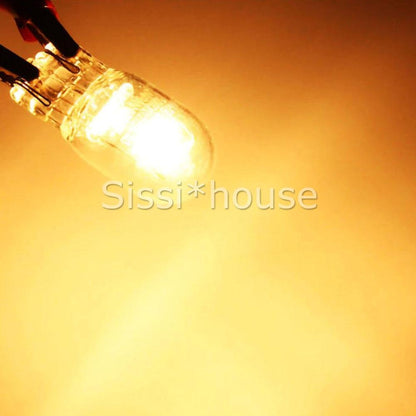 10PCS T20 7443 12V21/5W Clear Glass Turn Signal Stop Brake Tail Light Bulbs AUOZ