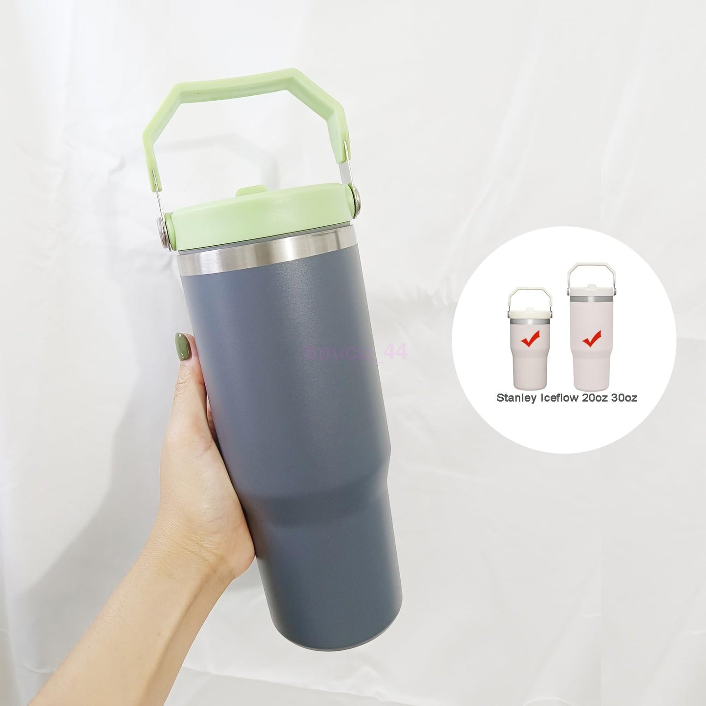 NEW Tumbler Lid Compatible with Stanley IceFlow 30oz Spill Proof Tumbler Cover with Handle