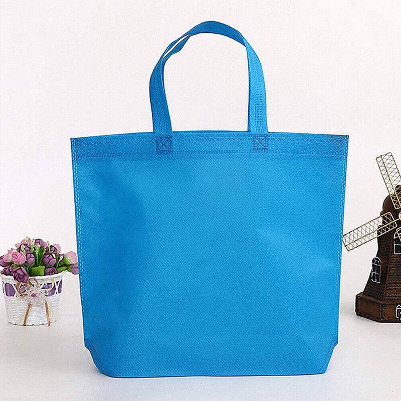 10Pack Reusable Shopping Bags Eco Storage Travel Tote Grocery Bag Non Woven AU
