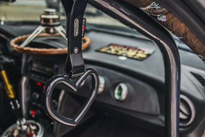 JDM TSURIKAWA BLACK HEART HANDLE STRAP DRIFT TOYOTA 86 HONDA CIVIC SUBARU BRZ
