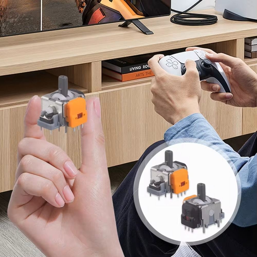 5PCS 3D Analog Sensor Hall Effect Joystick Module for PS5/PS4/Xbox/Switch Pro