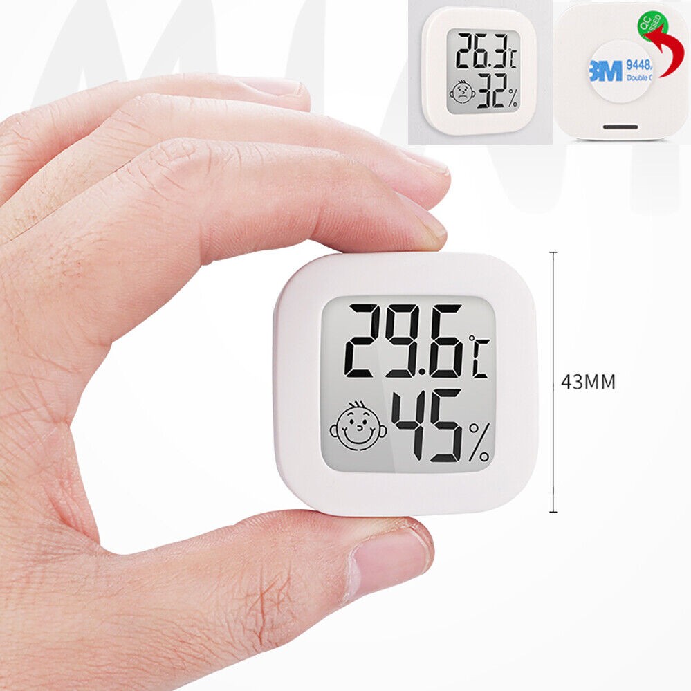 LCD Digital Room Thermometer Hygrometer For Indoor Temperature & Humidity Tester
