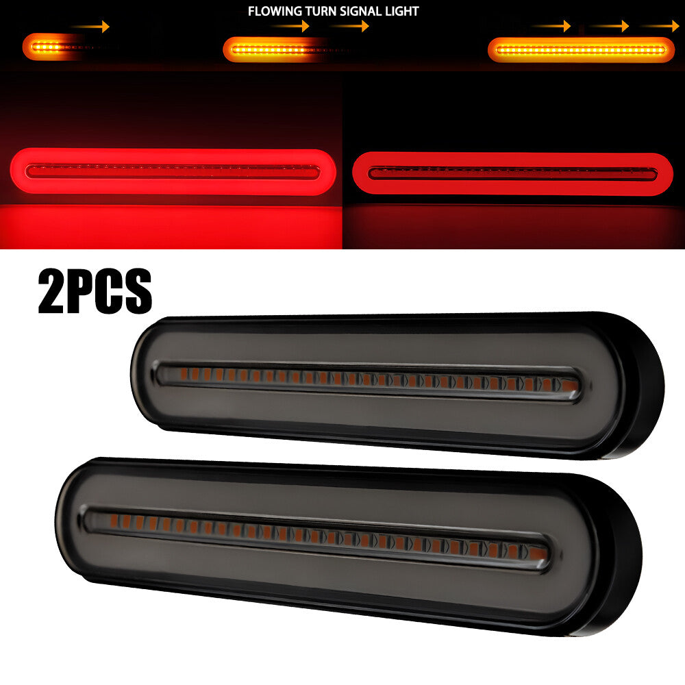 2X Sequential Indicator LED Tail Lights Trailer Ute Caravan Truck Stop 12-24V AU
