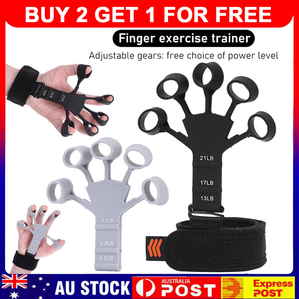 Gripster Grip Strengthener Finger Stretcher Hand Grip Trainer Fitness Training