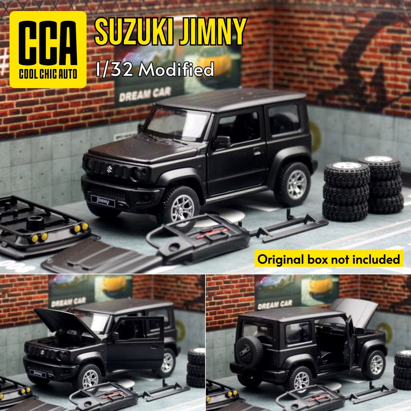1:32 Suzuki Jimny Model Car Diecast Toy Cars Take Apart Toys Kids Gifts Green – Compatible with Suzuki